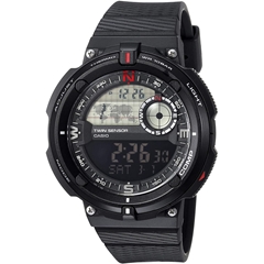 ساعت مچی کاسیو سری Twin sensor کد SGW-600H-1B - casio watch sgw-600h-1b  